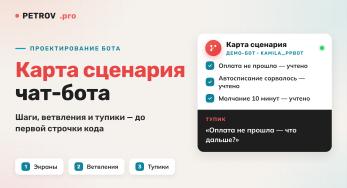 Карта сценария чат-бота: как спроектировать до строчки кода