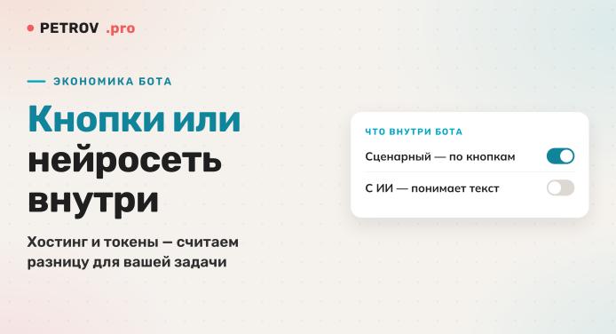 Сценарный чат-бот или с ИИ: как выбрать и не переплатить